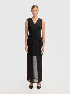 Olga Sl Slim Ankle Dress - Black