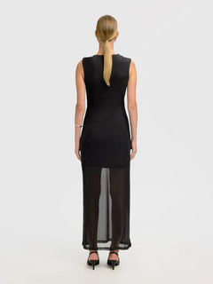 Olga Sl Slim Ankle Dress - Black