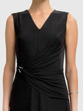 Olga Sl Slim Ankle Dress - Black