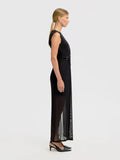 Olga Sl Slim Ankle Dress - Black