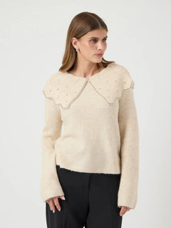 Yascharma Ls Knit Pullovers S. - Birch