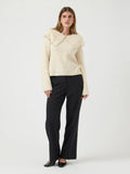 Yascharma Ls Knit Pullovers S. - Birch