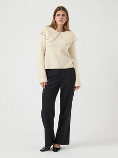 Yascharma Ls Knit Pullovers S. - Birch