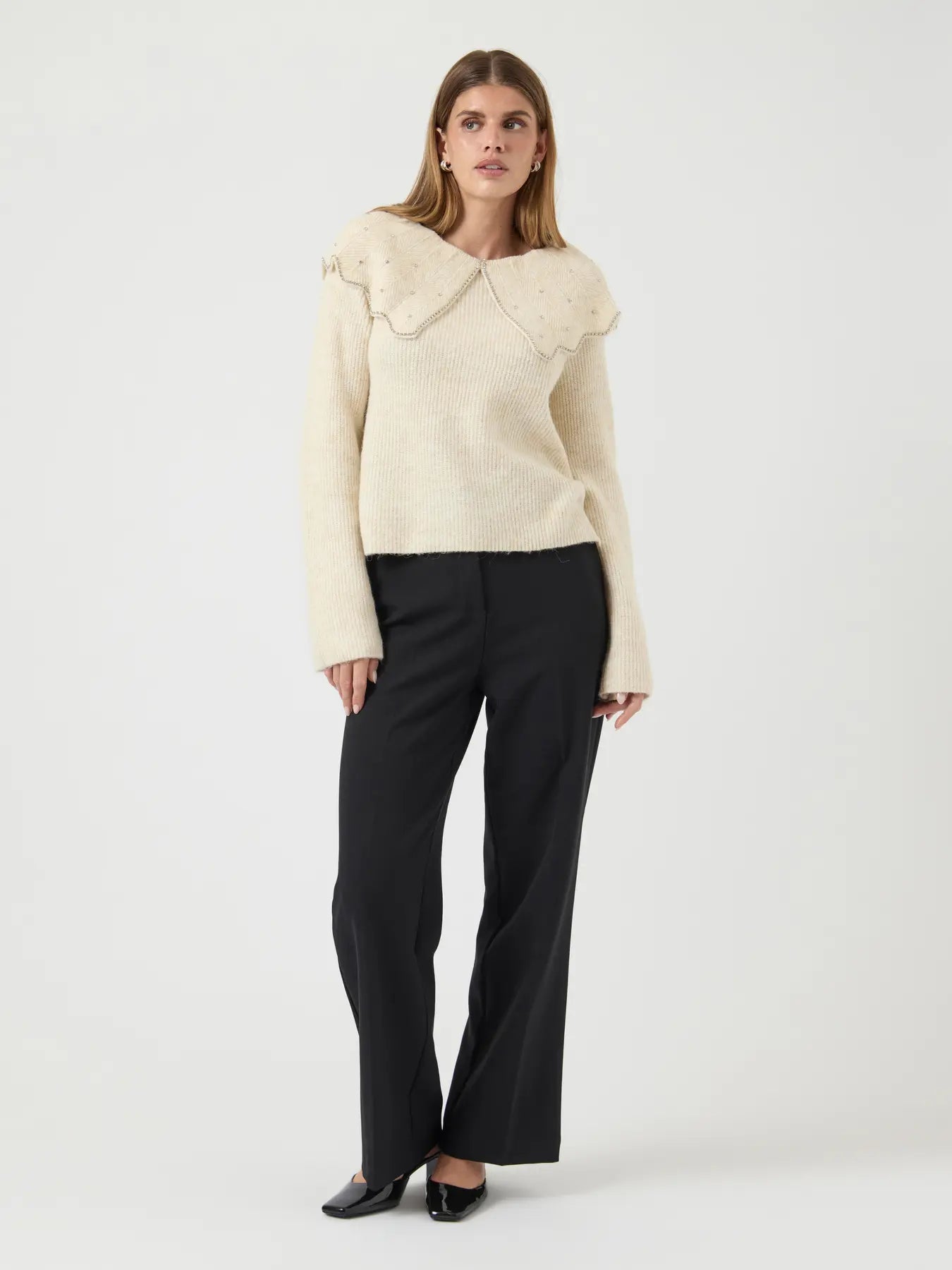 Yascharma Ls Knit Pullovers S. - Birch