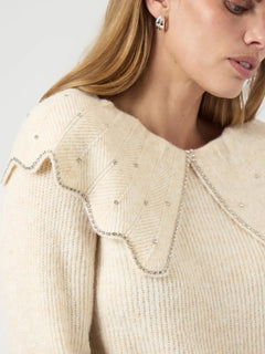Yascharma Ls Knit Pullovers S. - Birch