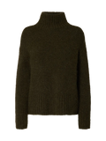 Gabriella Ls Knit High Neck - Deep Depths