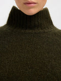 Gabriella Ls Knit High Neck - Deep Depths