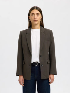Rita Ls Classic Blazer - Delicioso Melange