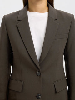 Rita Ls Classic Blazer - Delicioso Melange