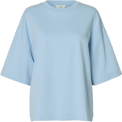 Colwoman 2/4 Oversized Tee - Cashmere Blue