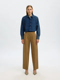 Bea Noa Ls Regular Shirt - Medium Blue Denim