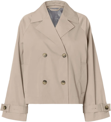 New Cilo Short Trenchcoat - Pure Cashmere
