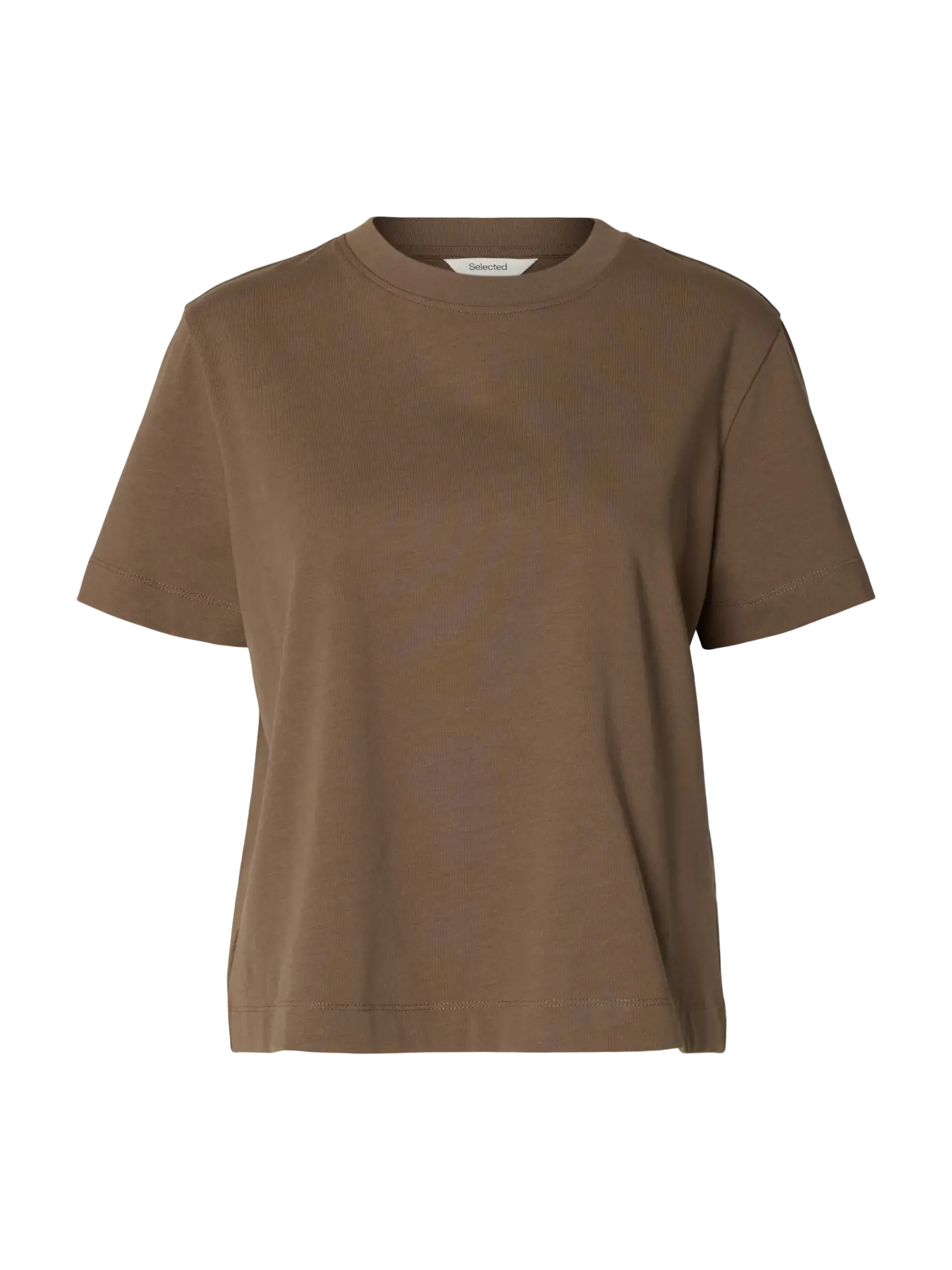Essential Ss Boxy Tee Noos - Chocolate Chip