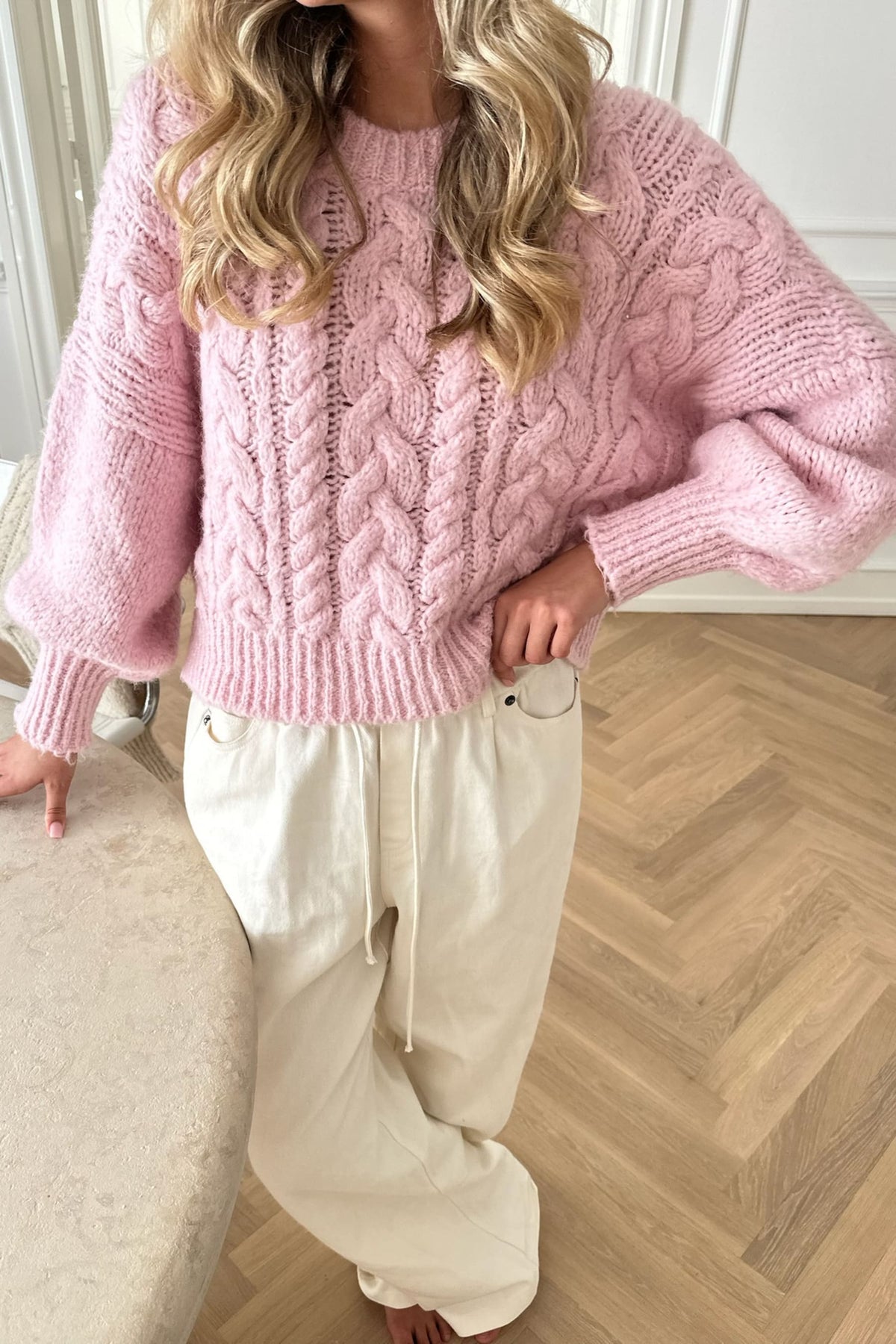 Noraic Sweater - Light Pink