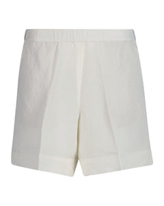 Rel Linen Blend Pull On Shorts - Eggshell