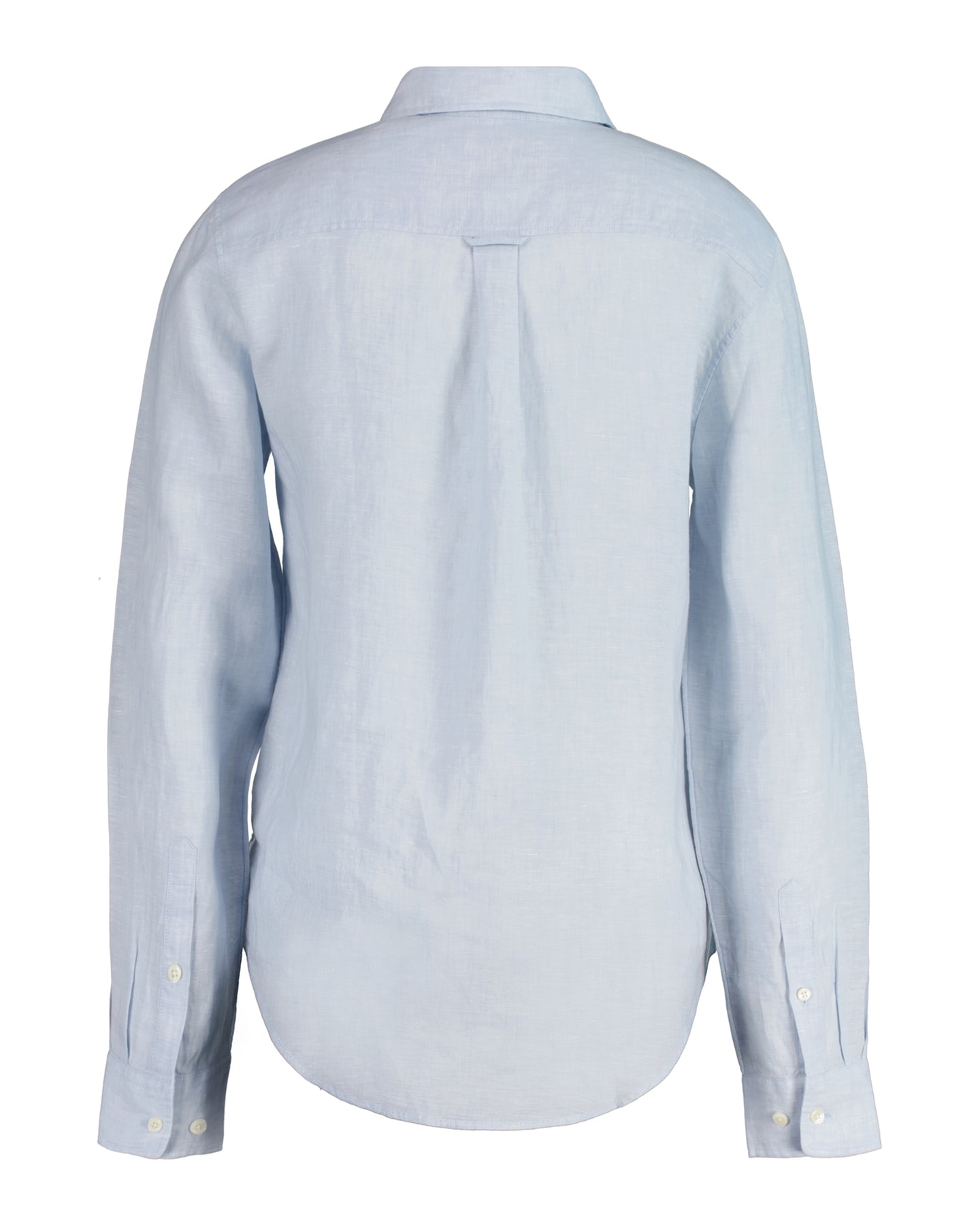 Reg Linen Chambray Shirt - Light Blue