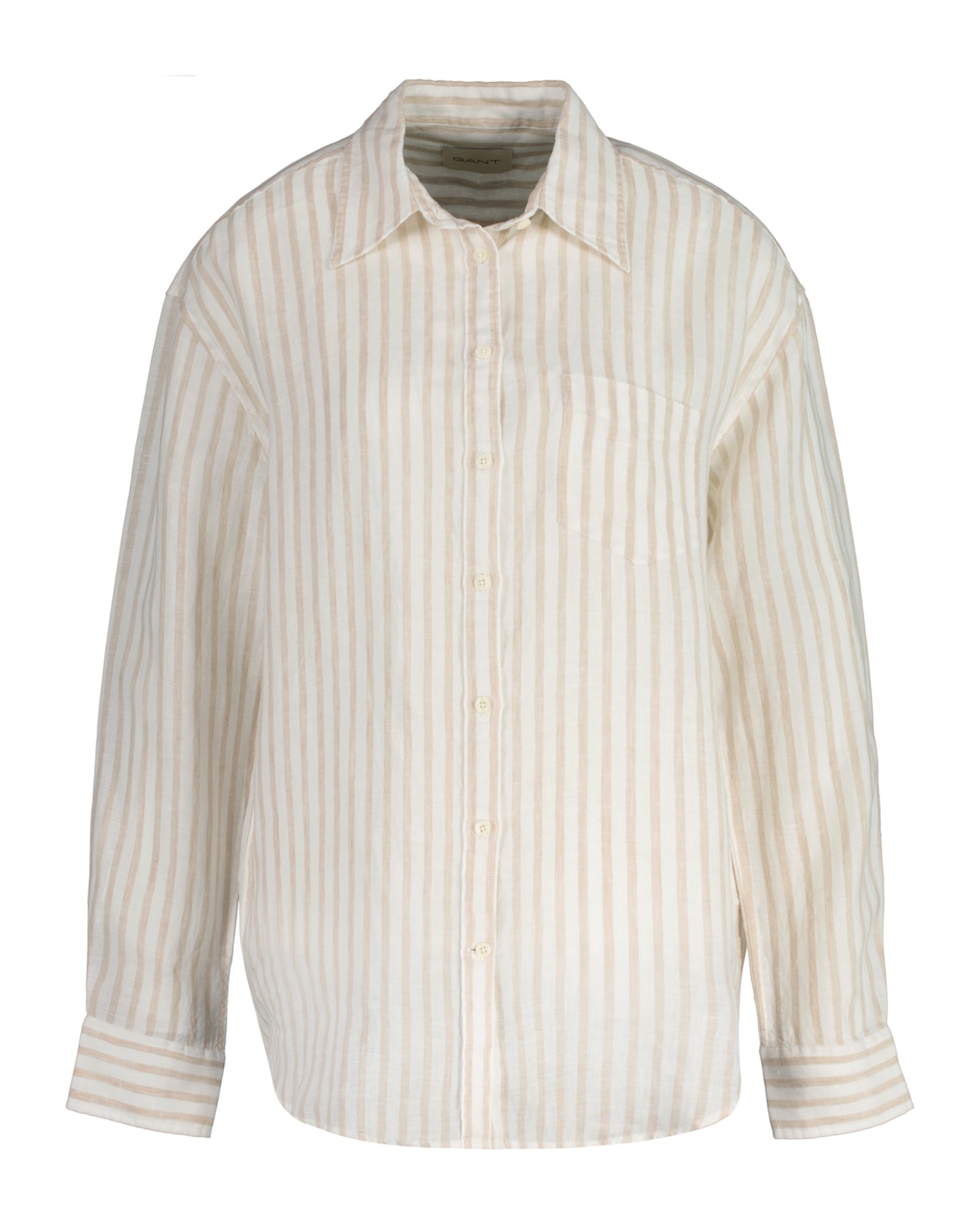 Rel Striped Linen Shirt - Dry Sand