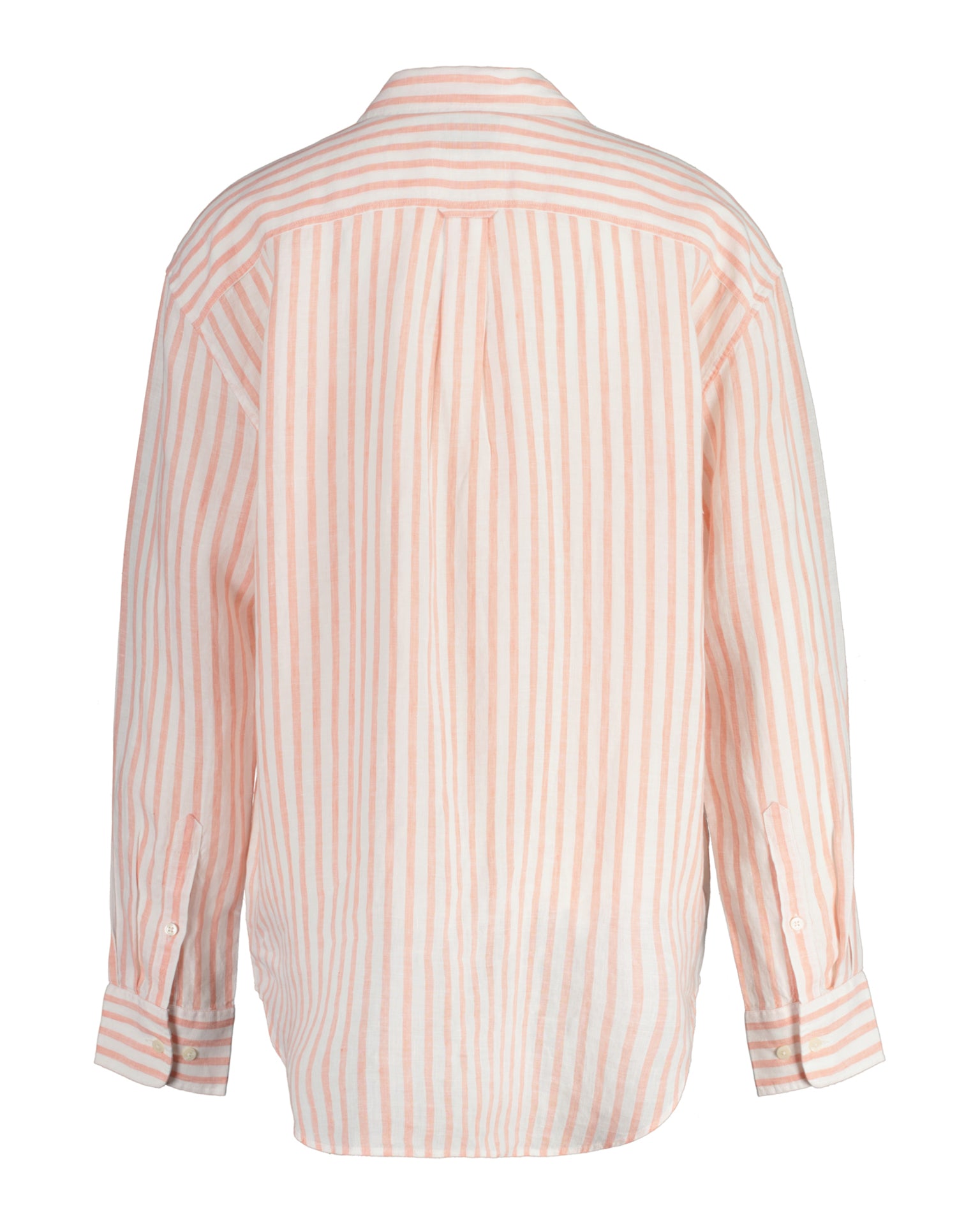 Rel Striped Linen Shirt - Peachy Pink