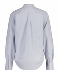 Reg Striped Frill Detail Shirt - Clear Sky