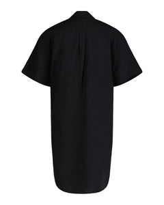 Rel Ss Linen Caftan - Ebony Black