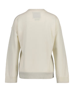 Superfine Lambswool C-Neck - Cream