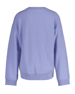 Superfine Lambswool C-Neck - Clear Sky