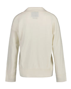 Superfine Lambswool Rugger - Cream