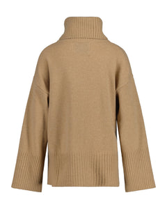 Lounge Rollneck Sweater - Dark Khaki