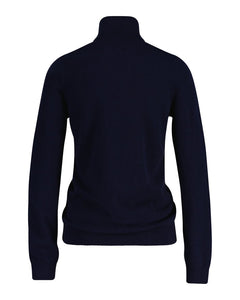 Extrafine Lambswool Rollneck - Evening Blue