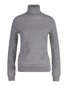 Extrafine Lambswool Rollneck - Grey Melange