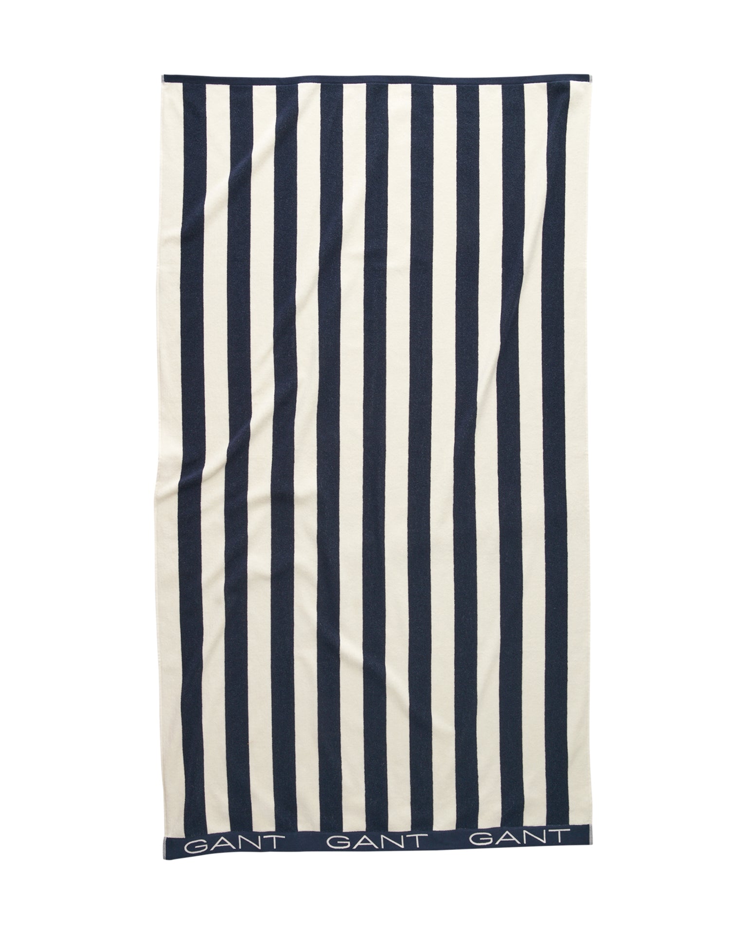 Block Stripe Beach Towel - Evening Blue