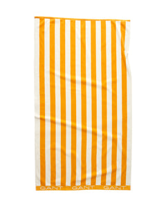 Block Stripe Beach Towel - Medal Yellow
