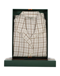Flannel Pajama Set Gift Box - Cream