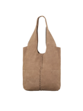 Suede Demi Bag - Brown