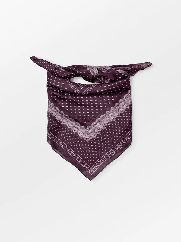 Lacia Tabby Sia Scarf - Fig Red