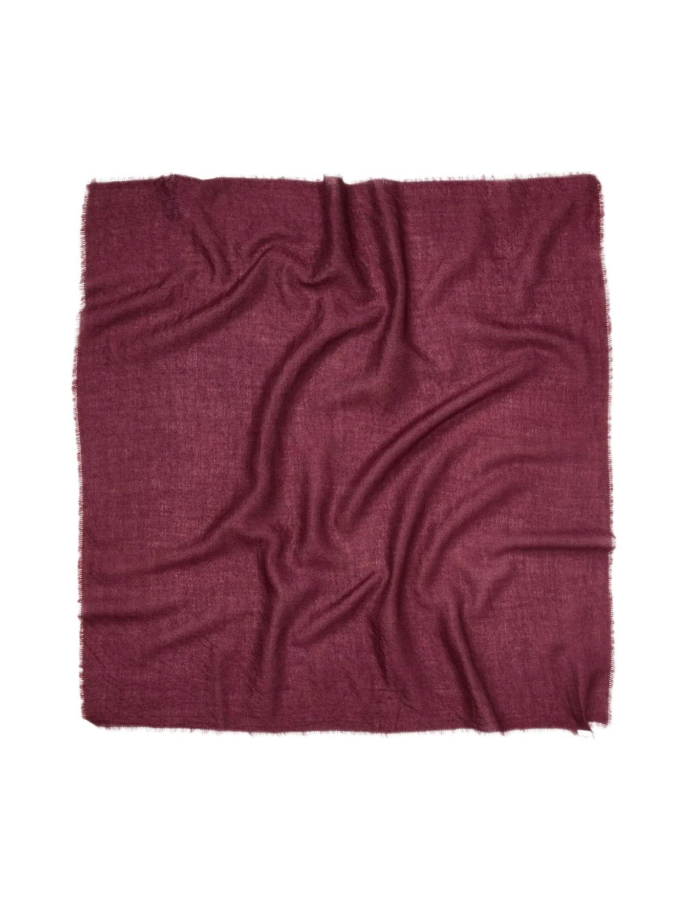 Cashma Small Scarf - Burgundy