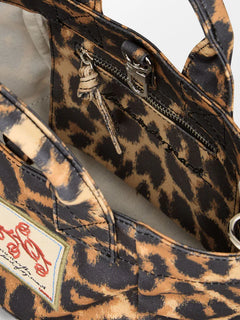 Leopa Coated Gabby Bag - Black