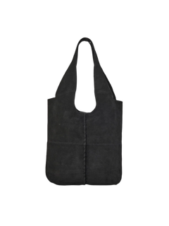 Suede Demi Bag - Black