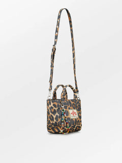 Leopa Coated Gabby Bag - Black