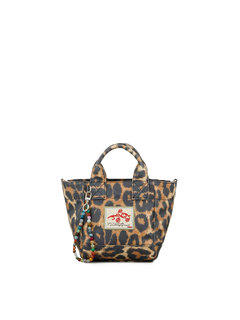 Leopa Coated Gabby Bag - Black