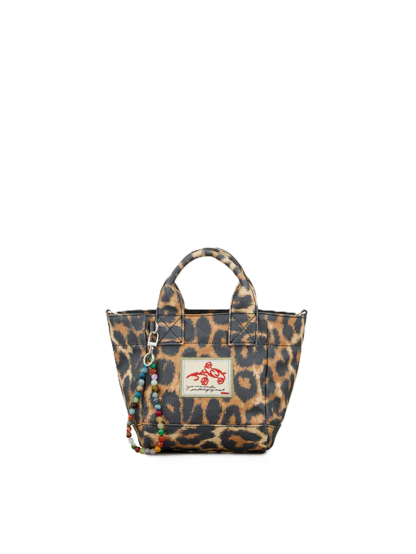 Leopa Coated Gabby Bag - Black