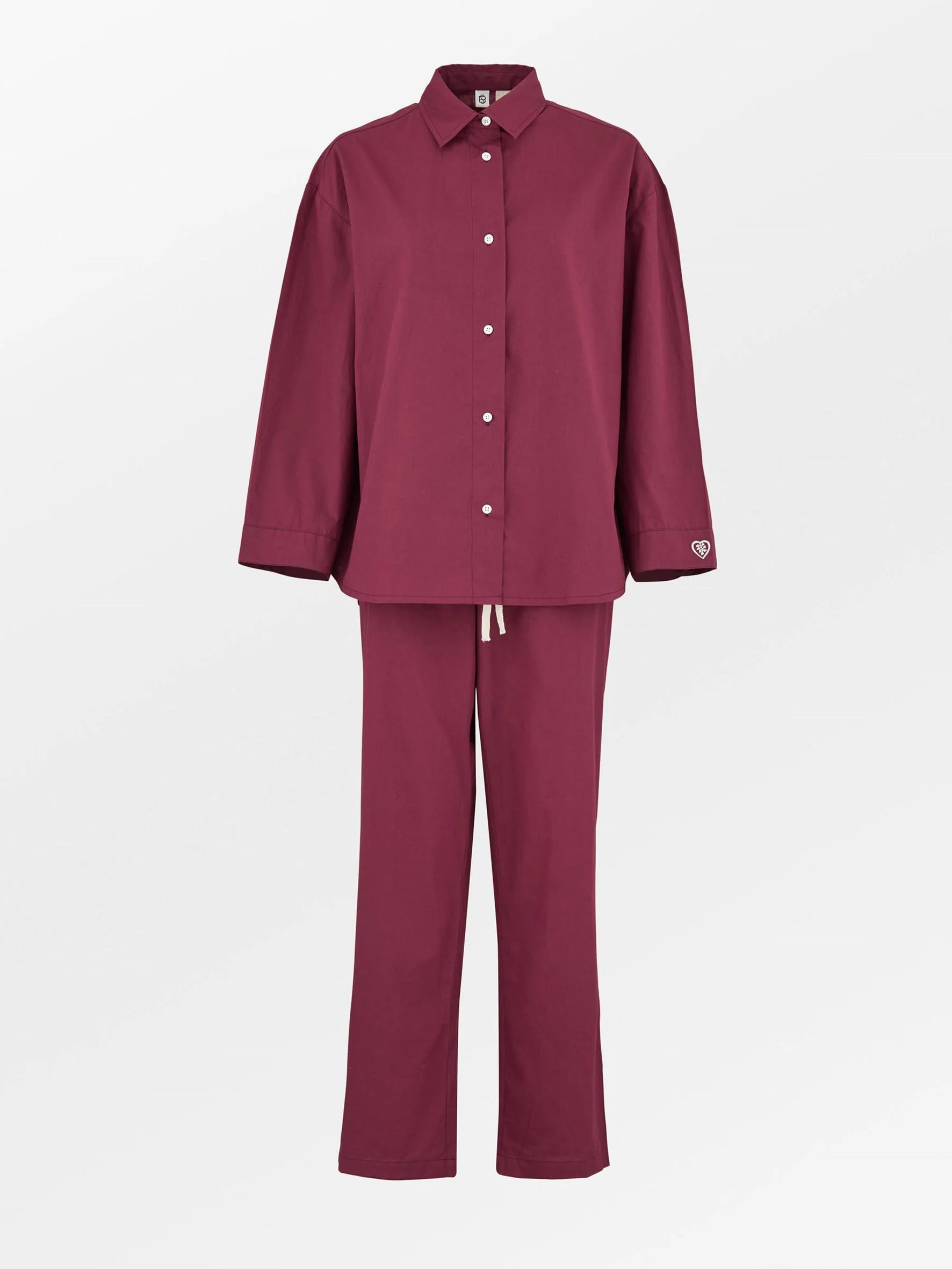 Aura Pyjamas Set - Burgundy