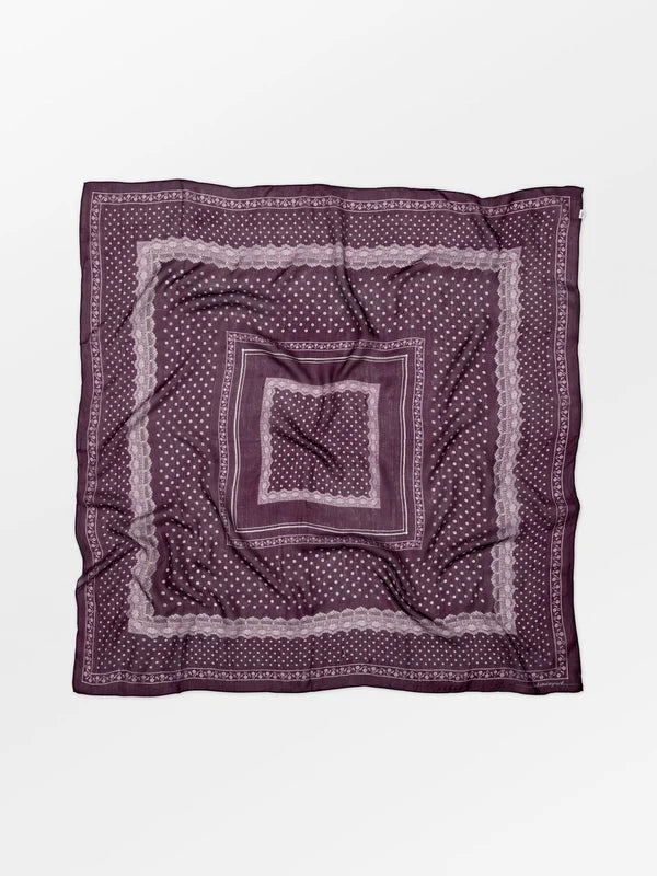 Lacia Tabby Sia Scarf - Fig Red