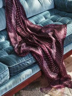Lacia Tabby Sia Scarf - Fig Red