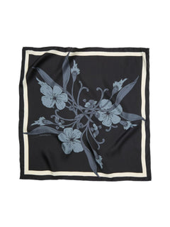 Magna Flower Sia Scarf - Black