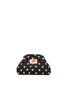 Polka Canvas Bonita Bag - Black
