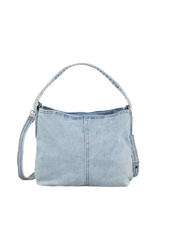 Washed Denima Fraya Small Bag - Denim