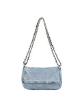 Washed Denima Hollis Bag - Denim