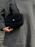 Ashby Hollis Bag - Black W/Silver