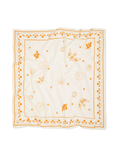 Dodera Stenca Sico Scarf - Birch White